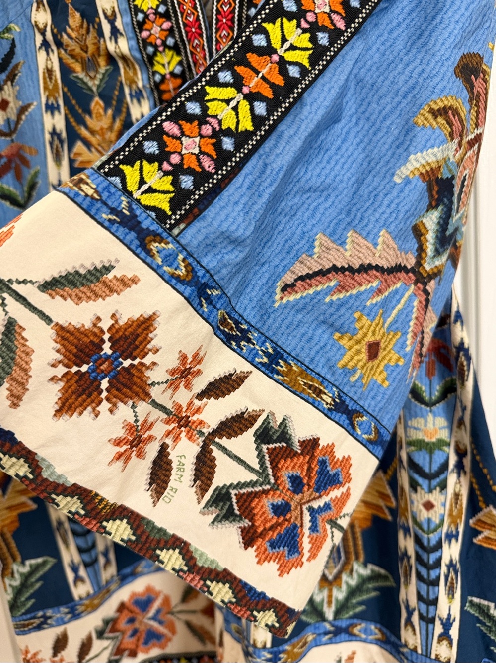 FARM Rio Aztec Shift Dress . Large - Picture 3 of 8
